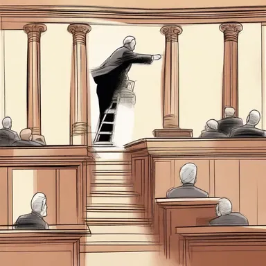 Why did the hostile witness bring a ladder to court? Because they wanted to look down on the opposing party!
