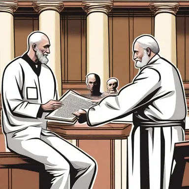 The hostile witness swore on their holy book, but their biased testimony against the opposing party was seen as unethical by the religious community.