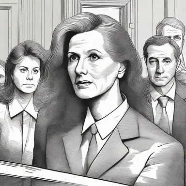 In the horror movie, the hostile witness revealed shocking and terrifying details about the opposing party that left everyone in the courtroom horrified.