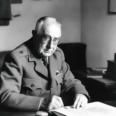 During World War II, my grandfather worked closely with his colleagues to develop strategies and tactics to counter the enemy's advances.