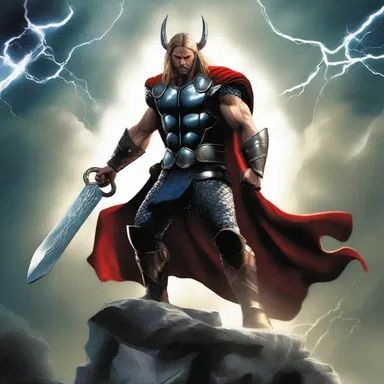 According to Norse mythology, Thor and his colleagues, the other gods, protected Asgard from the enemies of the gods.