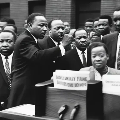 During the Civil Rights Movement, Martin Luther King Jr. worked closely with his colleagues to advocate for equality and justice.