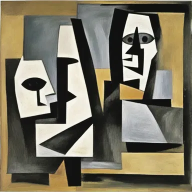 Pablo Picasso and Georges Braque were colleagues in the development of the art movement called Cubism.