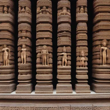 The temple's intricate wooden carvings showcased beautiful interlocking tenons, representing the union between humans and the divine.