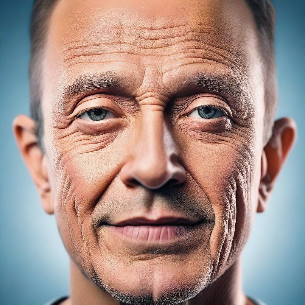 An impeccably designed, high-quality deepfake image where the subject's facial features and expressions are convincingly realistic