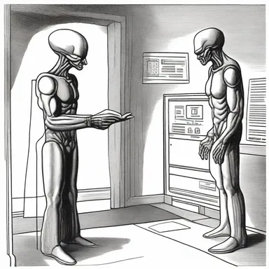In a science fiction novel, the alien commander gave a turndown to the human's request for a peace treaty.