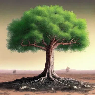 Set in a distant future, the crybaby tree is a rare plant revered for its ability to cure any illness in science fiction novels.