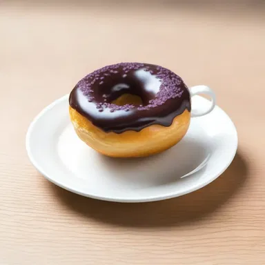 Why did the donut sit on the edge of the cup? Because it didn't want to plop into the coffee and make a splash!