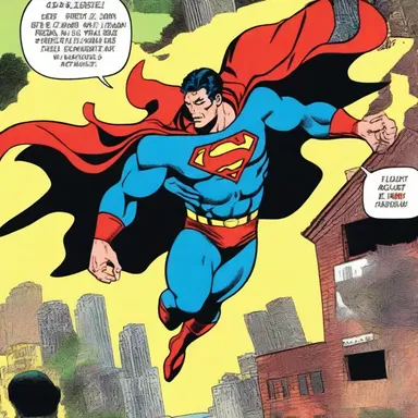 In comics, superheroes often possess supernatural abilities that they use for convenience while fighting crime.