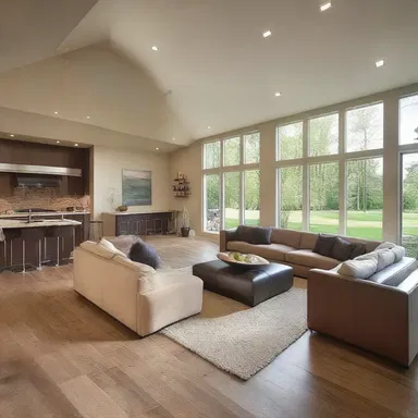Open floor plans in modern architecture are designed to maximize convenience and space utilization.