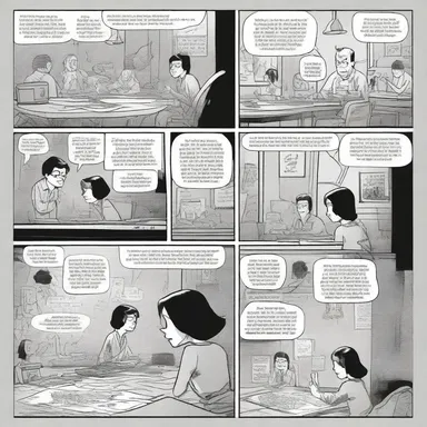 One of the conveniences of comics is the ability to tell complex stories using both visuals and text.