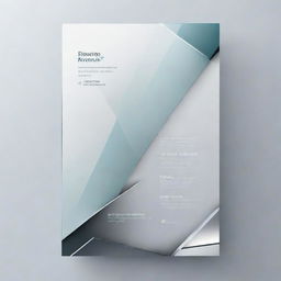 A stylized background for a marketing flyer featuring glass and aluminium elements embodying modern, sleek services.