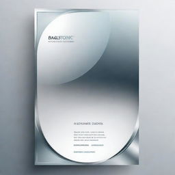 A stylized background for a marketing flyer featuring glass and aluminium elements embodying modern, sleek services.