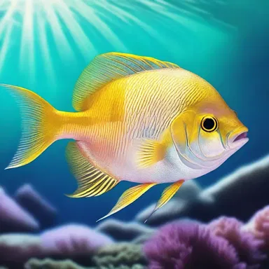 In the mystical land of Elphoria, the butterfish is believed to grant magical powers to those who can capture it.