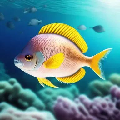 In the mystical land of Elphoria, the butterfish is believed to grant magical powers to those who can capture it.