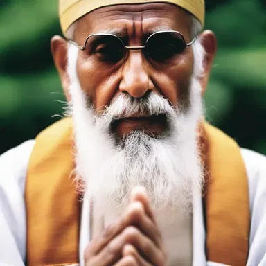 The guru gave a cold-eyed explanation of the spiritual journey, taking away any sentimental or biased interpretation.