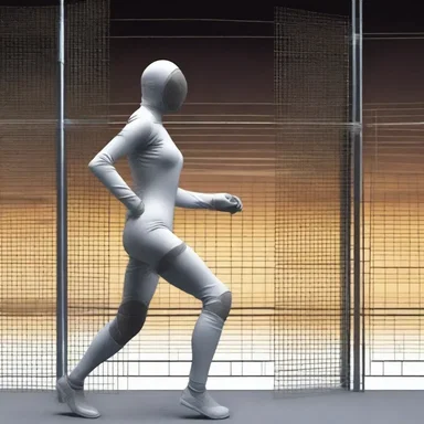 In the futuristic world of the science fiction novel, the protagonist encountered a unique type of fencing material that had advanced security features.