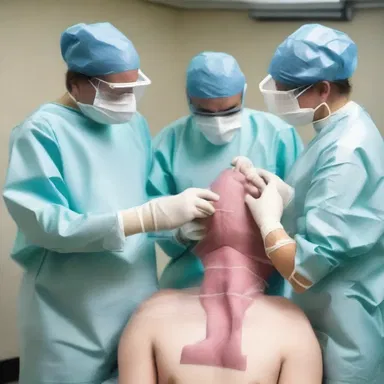 In a gesture of love, the surgeon performed the ligation on his partner's injured duct, symbolizing their commitment to each other.