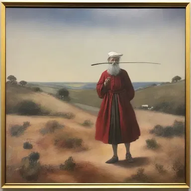The painting defies interpretation as each viewer sees something different.