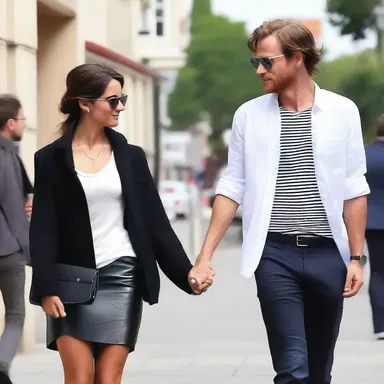 The discernible chemistry between them was evident in the way they held hands and exchanged loving glances.
