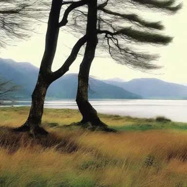 In the novel, the author beautifully describes the discernible beauty of nature surrounding the protagonist.
