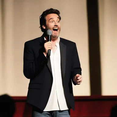 The comedian told a discernible joke that had the audience roaring with laughter.