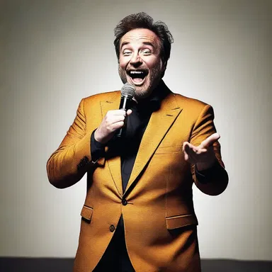 The comedian told a discernible joke that had the audience roaring with laughter.