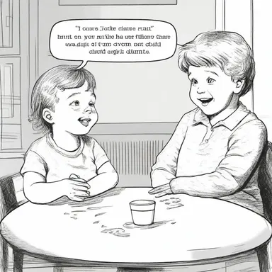 The punchline of the joke was so clever that even the youngest child could understand it; it was completely discernible.