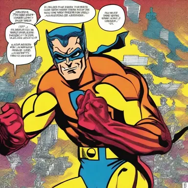 The artist's use of bold lines and vibrant colors made the characters in the comics easily discernible.
