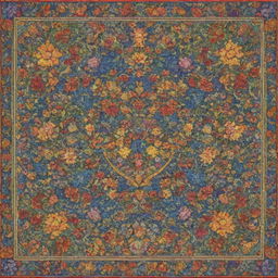 An intricate jigsaw puzzle with detailed and vibrant border pieces.