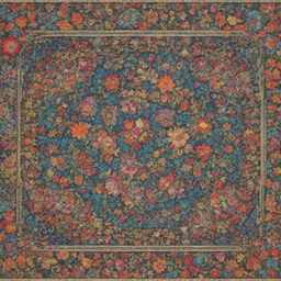 An intricate jigsaw puzzle with detailed and vibrant border pieces.