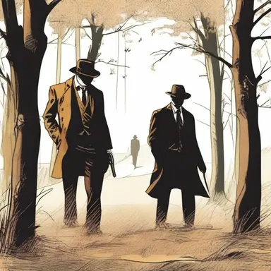 As the protagonist's secret plan was about to be exposed, they desperately tried not to grass on their accomplice in the novel.