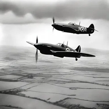 During the Battle of Britain, the fighter planes would grass any enemy birds that flew into their airspace.