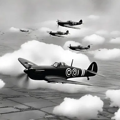 During the Battle of Britain, the fighter planes would grass any enemy birds that flew into their airspace.