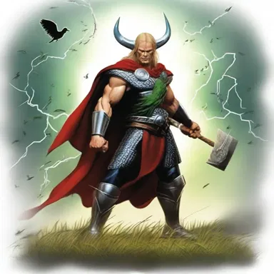 According to the myth, the god of thunder would grass any bird that disturbed his divine realm.