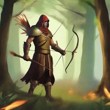 In the magical realm of Eldoria, the enchanted archers could grass giant firebirds with a single arrow.