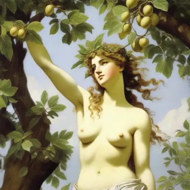 In Greek mythology, the nymph Daphne transformed into a laurel tree to escape the pursuit of Apollo.