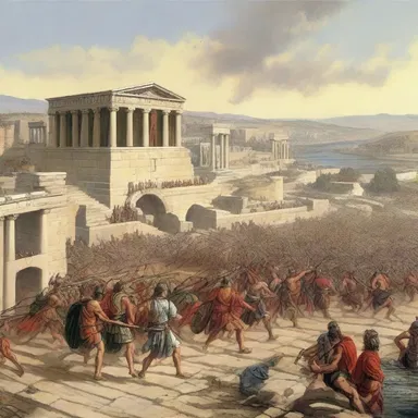 In Greek mythology, the city of Troy was under siege by the Greek armies for ten years.