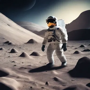 The astronaut explored the alien planet guardedly, aware of the potential dangers lurking in the unknown terrain.