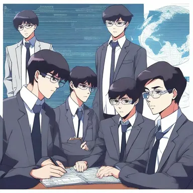 In a futuristic society, a team of schoolmen use their advanced knowledge and debating skills to solve complex philosophical questions.