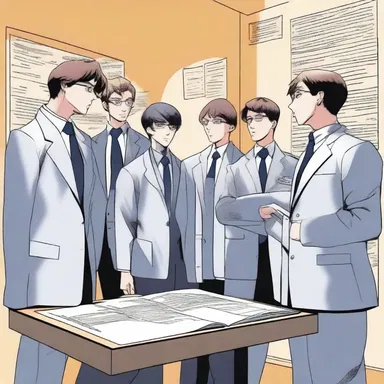 In a futuristic society, a team of schoolmen use their advanced knowledge and debating skills to solve complex philosophical questions.