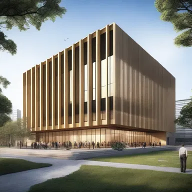 The architect's design for the new academic building incorporates elements that pay homage to the iconic schoolmen of the past.
