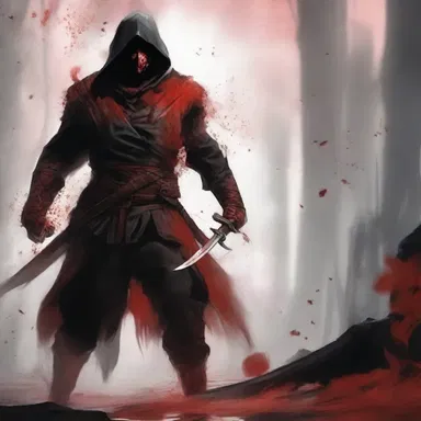 In the novel, the protagonist's bloodiness is revealed as he ruthlessly kills his enemies in his quest for revenge.