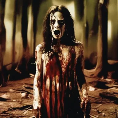 The horror movie aimed to shock the audience with its brutal bloodiness, showing graphic scenes of violence and gore.