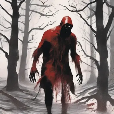 The author used vivid descriptions of bloodiness to create a sense of horror in the reader.