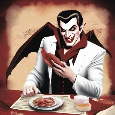 Why did the vampire subscribe to a cooking magazine? Because he loved the bloodiness of the recipes!