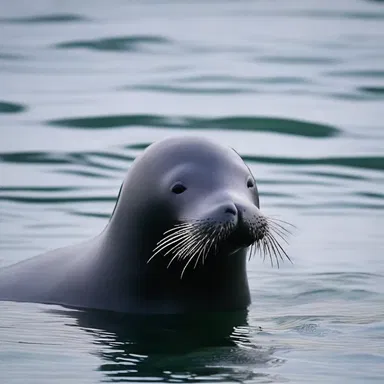 The documentary film showcased the beauty and grace of the hair seal swimming effortlessly in its natural habitat.
