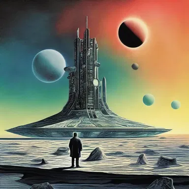 The donnish science fiction novel focused on complex scientific theories and neglected to develop relatable characters or an engaging plot.