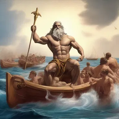 According to ancient Greek mythology, Poseidon, the god of the sea, organized a regatta to showcase his power and dominance over other deities.