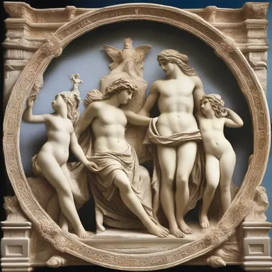 The chronology of Greek mythology starts with the creation of the world by various gods and goddesses.